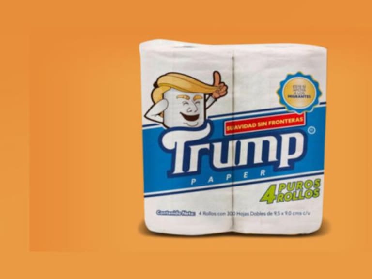 Mexicano crea papel higiénico marca ‘Trump’