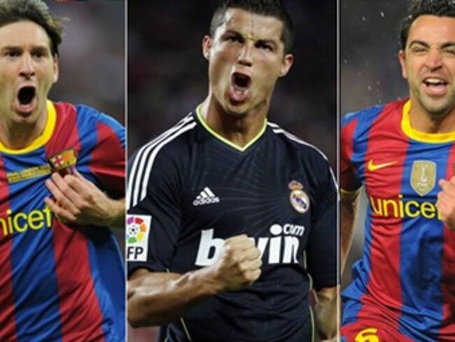 Messi, Ronaldo y Xavi aspirantes al Balón de Oro de la FIFA