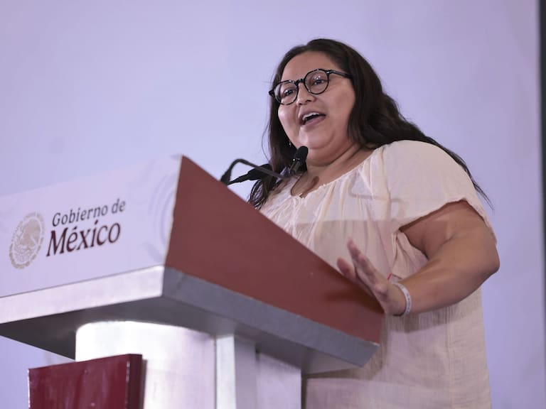 Citlalli Hernández, secretaría de las Mujeres, plantea una partida presupuestal de más de 856 millones de pesos para el programa para la prevención de las violencias contra mujeres y feminicidios.