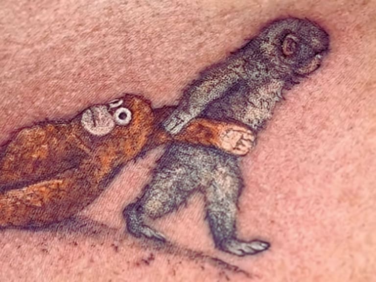 Mono Punch inspira tatuaje viral mientras zoológico anuncia cambio en su vida. X