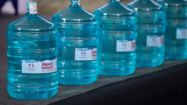 Colonias en CDMX donde ya puedes adquirir agua del Bienestar con garrafones a 5 pesos