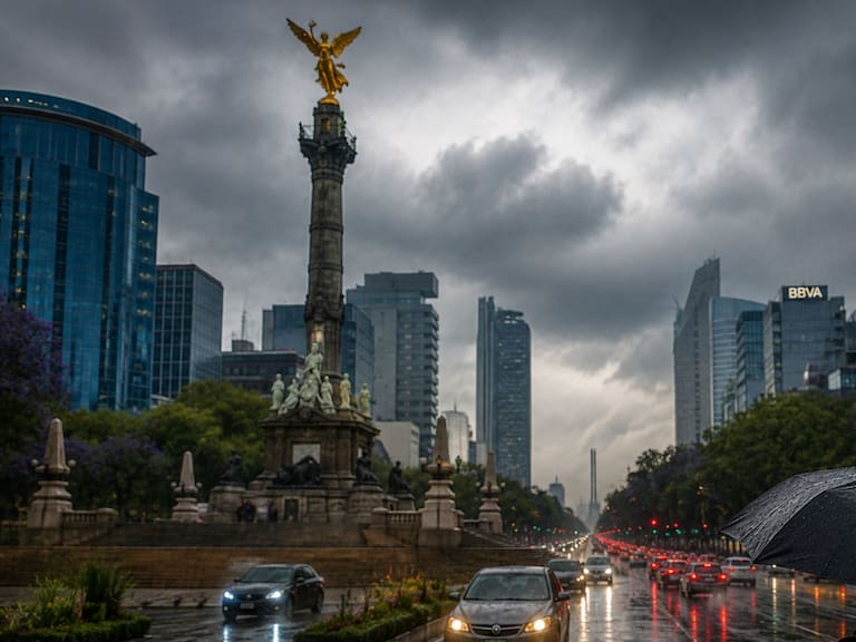 Clima en CDMX y Edomex prevé lluvias con descargas eléctricas este martes 4 de agosto. IA