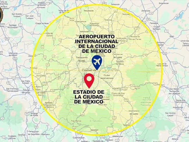 Espacio aéreo restringido por inauguración de la Copa Mundial FIFA 2026 y el AICM se blinda