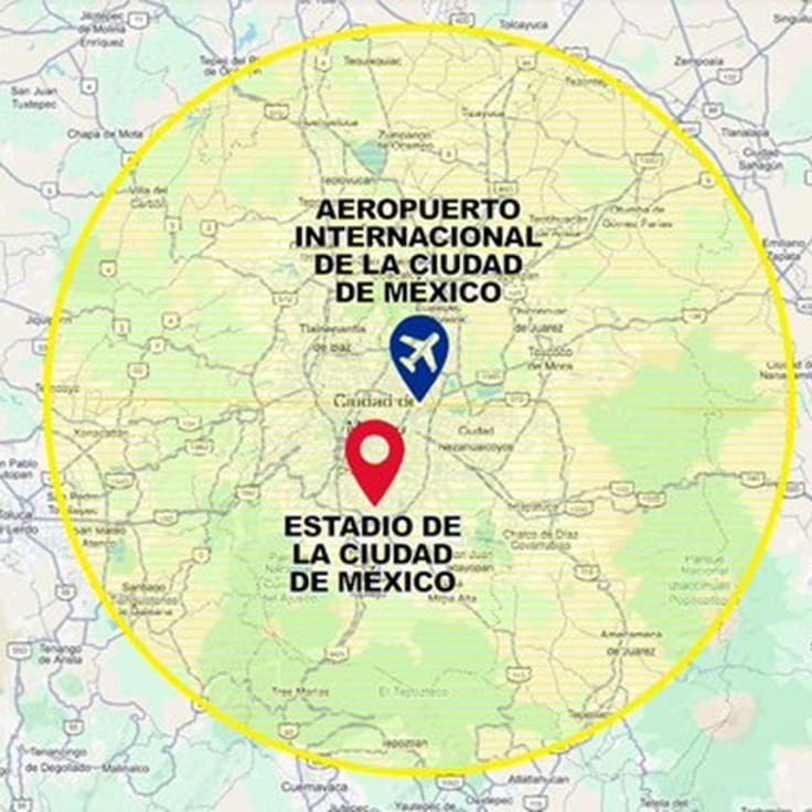 Espacio aéreo restringido por inauguración de la Copa Mundial FIFA 2026 y el AICM se blinda