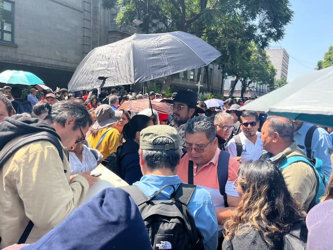 CNTE se reúne con Claudia Sheinbaum en Palacio Nacional