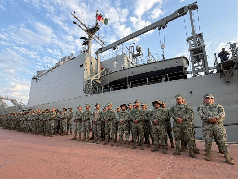 La Semar envió 103 marinos para apoyar en el resguardo de la seguridad ciudadana a Puerto Vallarta, tras la ola de violencia.
