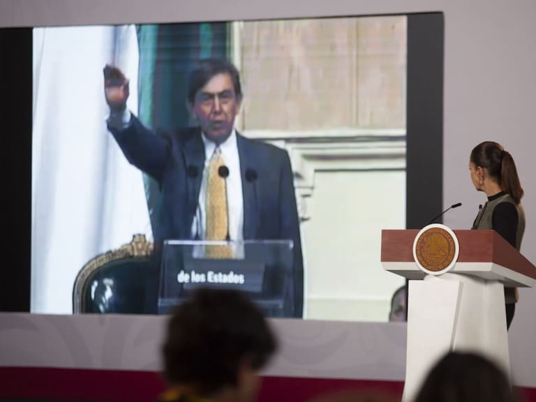 Anunció la presidenta Sheinbaum que preparará junto a la familia otro homenaje… Funcionarios enfatizaron: “México está de luto”.FOTO: ANDREA MURCIA /CUARTOSCURO.COM