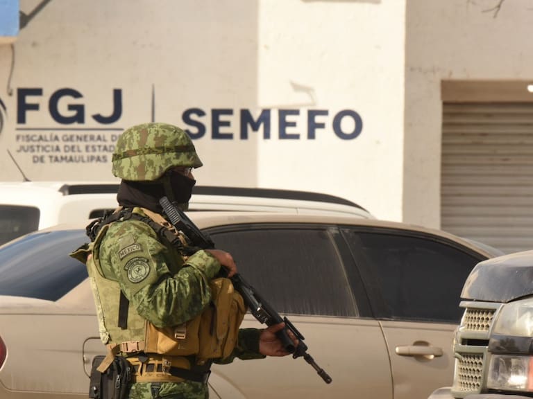 Militares se encargaron de vigilar la SEMEFO de Matamoros