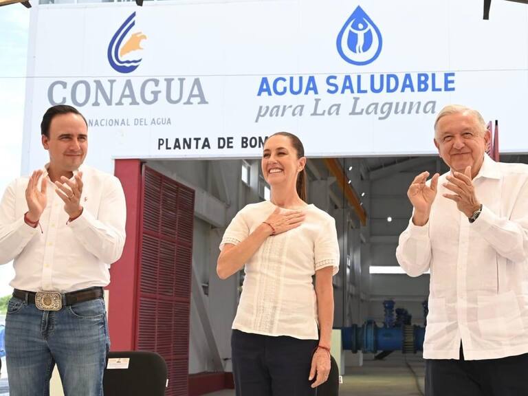 La presidenta electa de México, claudia sheinbaum, acompañó al presidente López Obrador durante su gira por Durango.