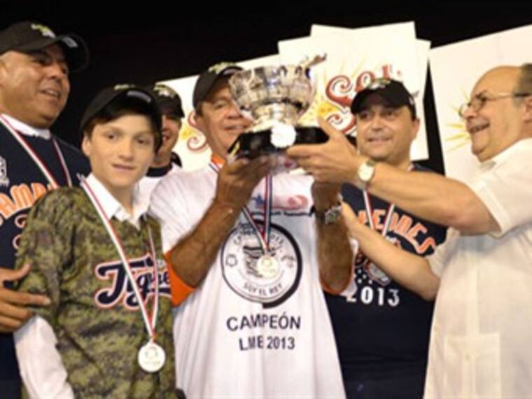 Los Tigres conquistaron el 11º título en la Liga Mexicana de Beisbol. David Braverman, TDN