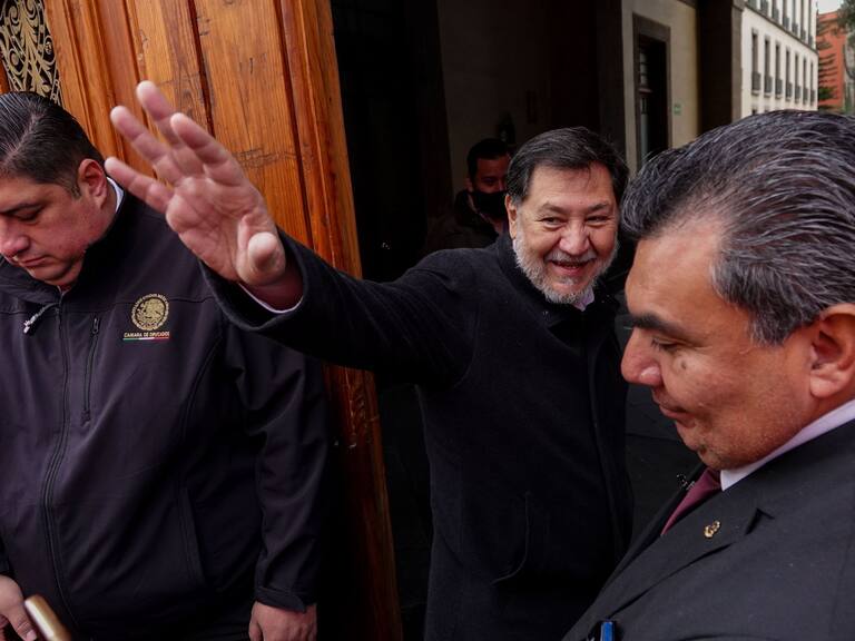 Gerardo Fernández Noroña, presidente de la Mesa Directiva del Senado, acudió a Palacio Nacional para sostener la reunión convocada por la presidenta Claudia Sheinbaum con legisladores.
FOTO: GALO CAÑAS/CUARTOSCURO.COM