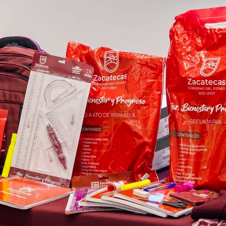 Zacatecas regalará útiles, mochilas y uniformes en 58 municipios: quiénes los recibirán y cuándo