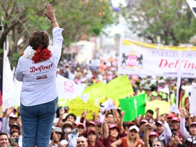 Celebra Delfina Gómez triunfo en el debate electoral