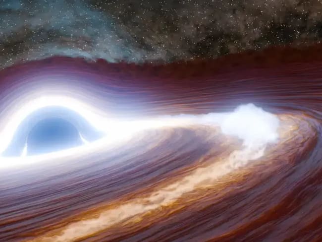 Descubren el destello más brillante de un agujero negro de todo el universo