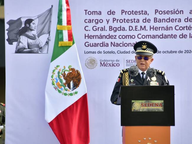 Hernán Cortés Hernández es el nuevo comandante interino de la Guardia Nacional
