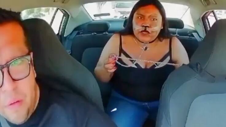 Taxi de aplicación baja a mujer therian por vehículo no pet friendly: video viral desata debate