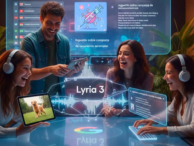 Google estrena Lyria 3: La inteligencia artificial que convierte tus fotos y recuerdos en canciones