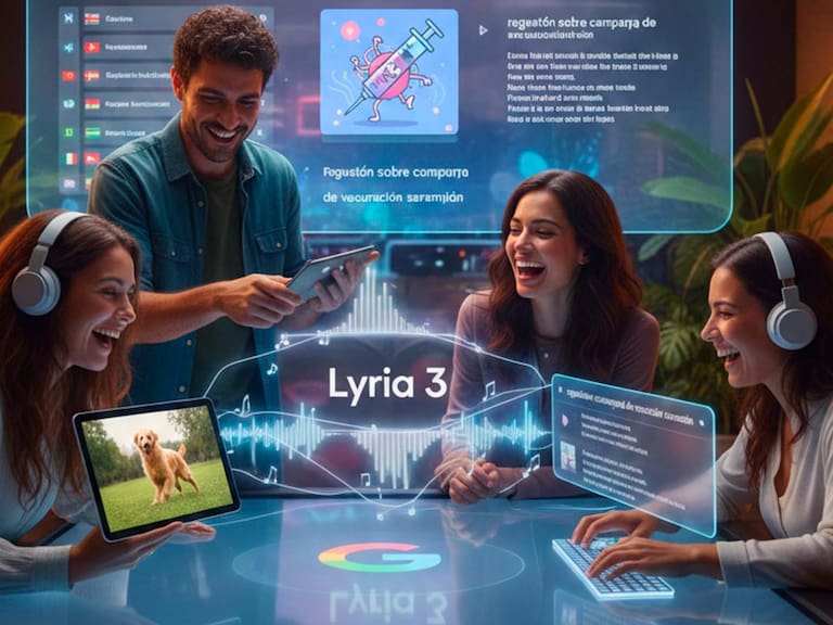 Google estrena Lyria 3: La inteligencia artificial que convierte tus fotos y recuerdos en canciones