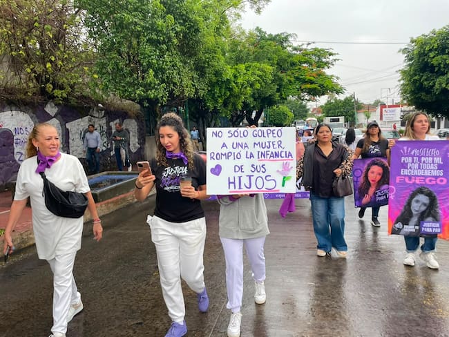 Justicia para Paula: mujeres marchan en Cuernavaca y exigen castigo para el agresor