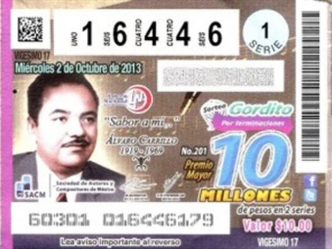 Rinde homenaje la Lotería Nacional al compositor Álvaro Carrillo