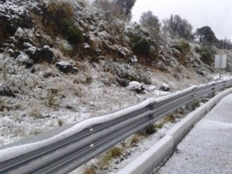 Abren autopista México-Puebla tras nevada