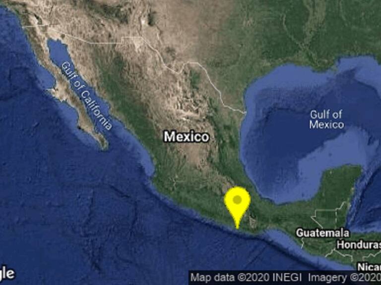 Se registra sismo de magnitud 5.2, en Pinotepa Nacional