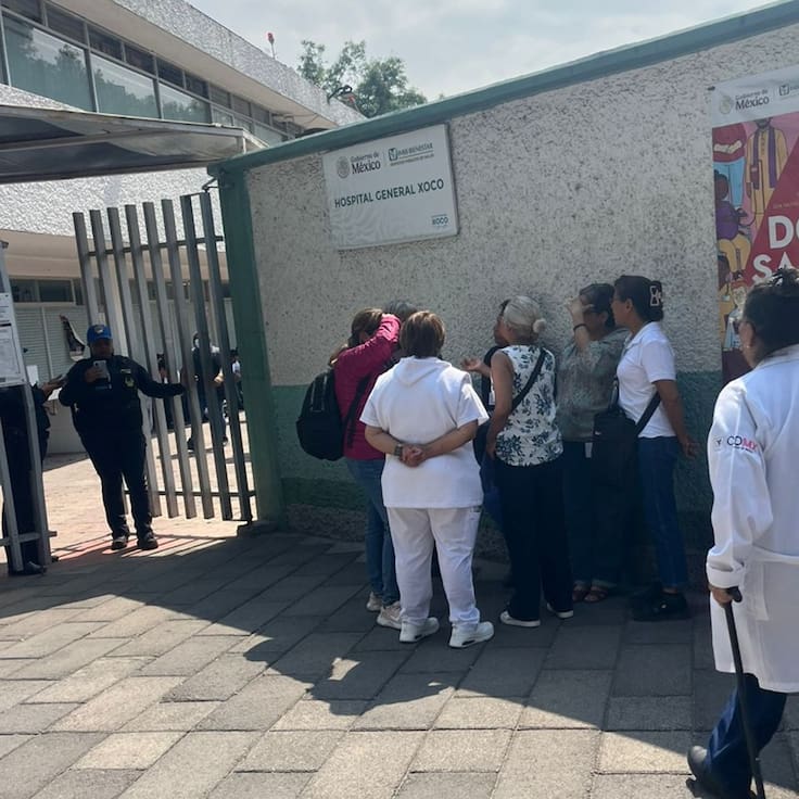 Hospital Xoco: Personal protesta por falta de insumos y riesgos sanitarios