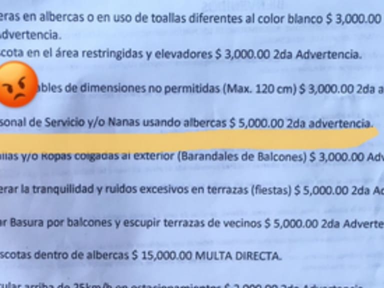 Residencial de Acapulco impone multas por dejar nadar a &quot;nanas&quot; en alberca
