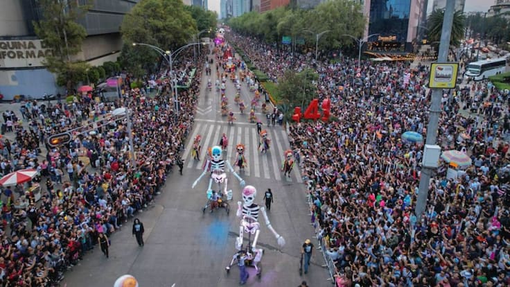 Se realiza desfile de “Día de Muertos” en CDMX