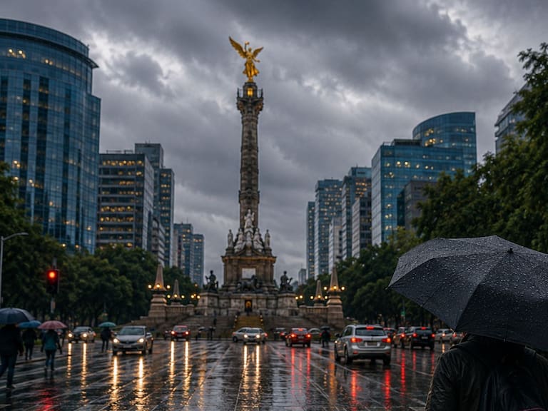 ¿A qué hora va a llover en CDMX y Edomex? IA