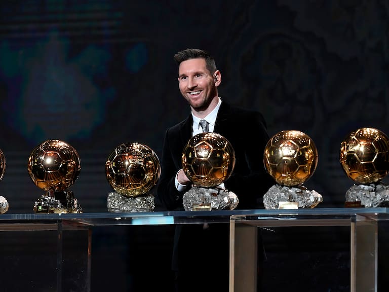 Messi es el jugador que posee más Balones de Oro (8).