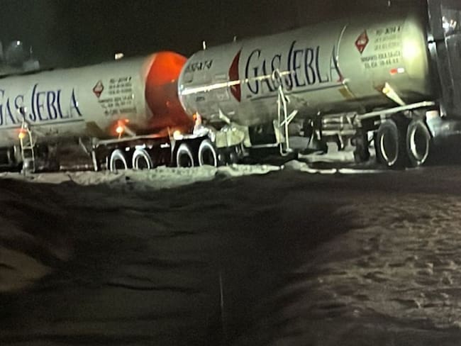 Autopista México-Pachuca: Granizada colapsa la carretera pasando la caseta de cobro Ecatepec