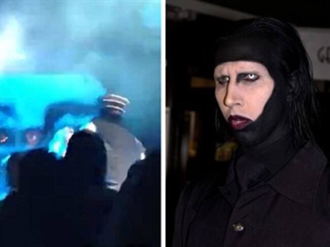 Se desmaya Marilyn Manson durante un concierto en Canadá
