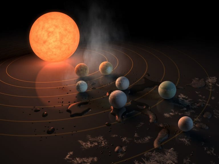 NASA descubre un sistema solar con siete planetas como la Tierra