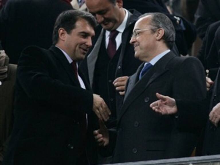 Se reúnen Pérez y Laporta previo al clásico español