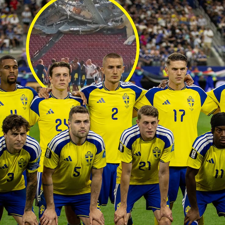 Suecia entrenó en un estadio que están demoliendo en pleno Mundial 2026 y la imagen se volvió viral