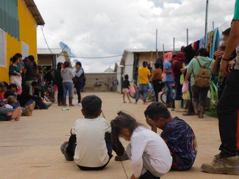 Entre los rescatados hay niños