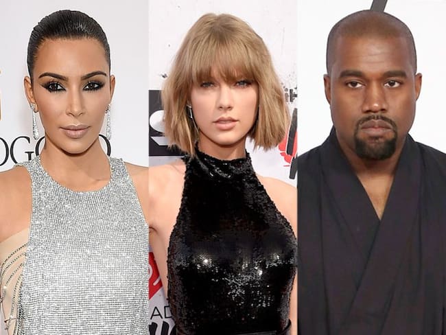 Taylor Swift, Kim Kardashian y Kanye West se &quot;pelean&quot; en redes sociales