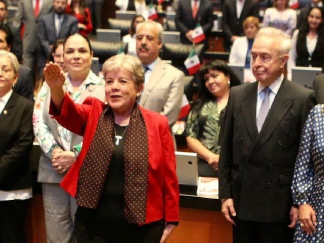Ratifica Senado a Alicia Bárcena como canciller