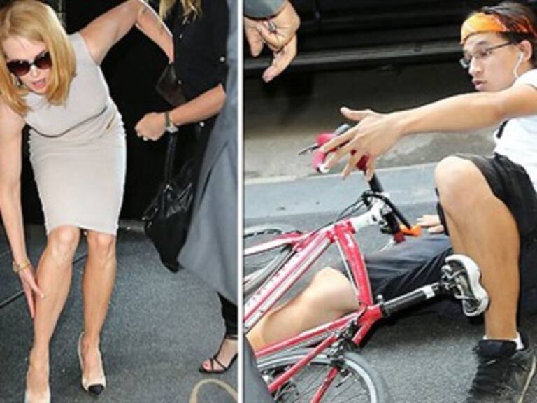Prevé Nicole Kidman demandar a fotógrafo por tirarla con su bicicleta