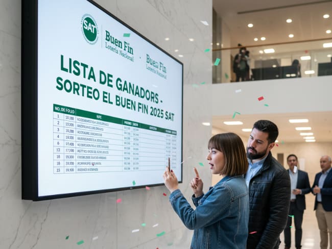 El SAT revela lista FINAL de ganadores del Sorteo del Buen Fin 2025: Cuándo pagan los premios y cómo saber si ganaste