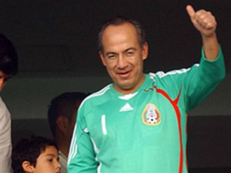 Visita FCH a la Selección Mexicana de Futbol