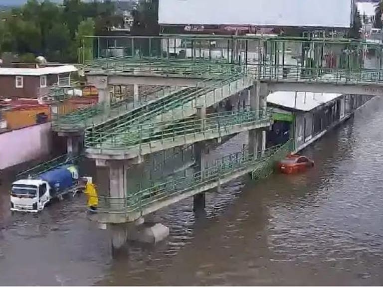 Fuertes lluvias registradas en Ecatepec, Tecámac, Chalco y Nezahualcóyotl dejan graves inundaciones