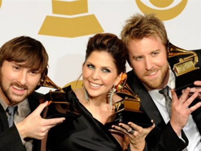 Lady Antebellum máxima triunfadora del premio Grammy