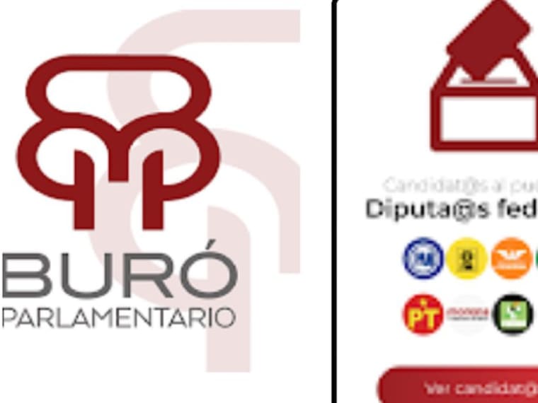 La aplicación “Buró parlamentario”, que ofrece los perfiles de los aspirantes y sus propuestas sintetizadas