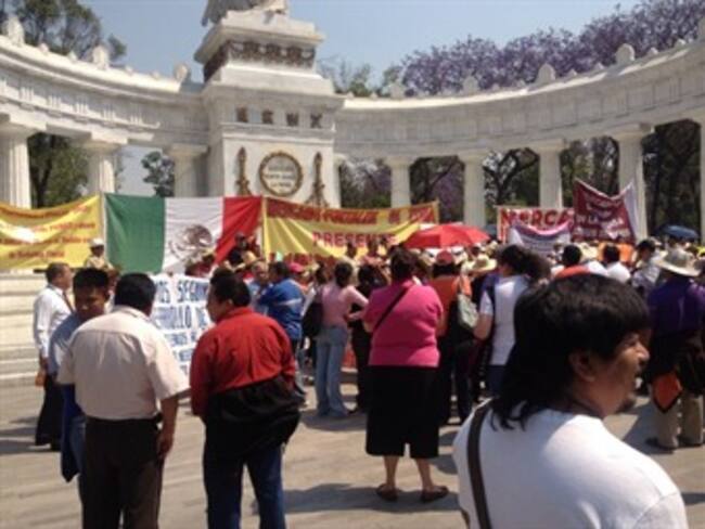 Se manifiestan locatarios de mercados contra la Reforma Hacendaria