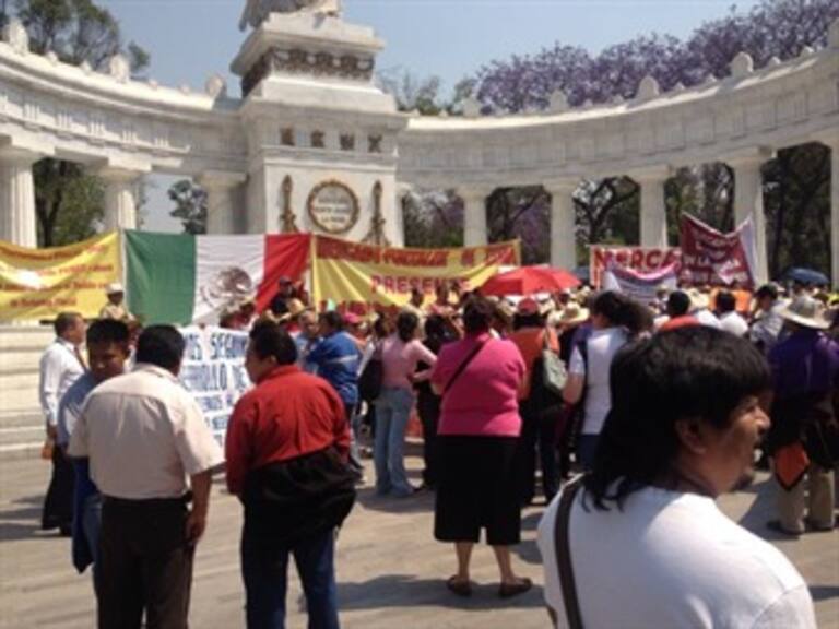 Se manifiestan locatarios de mercados contra la Reforma Hacendaria