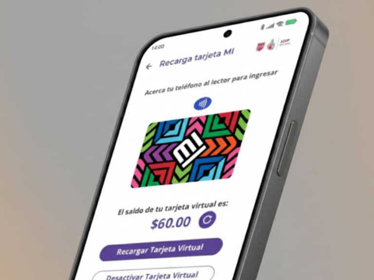 ¿Necesitas la tarjeta de movilidad en tu celular? Activa la versión digital en la app CDMX para Android/Huawei y recarga fácil para usar en Metro y Metrobús.