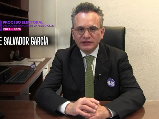 Elecciones de Poder Judicial: Jaime Salvador García, candidato a Ministro de la Suprema Corte de Justicia