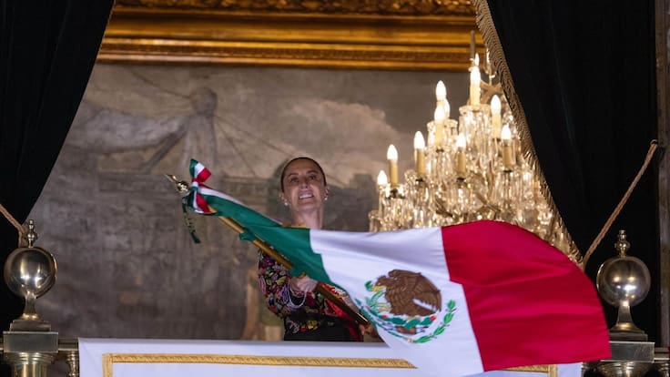 Sheinbaum celebra el 216 Grito de Independencia con llamado a la dignidad